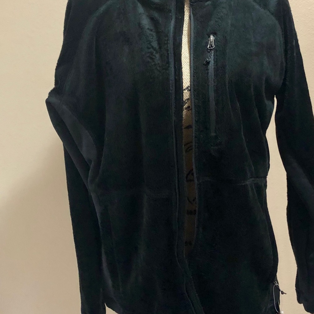 Avalanche black warm velvety jacket